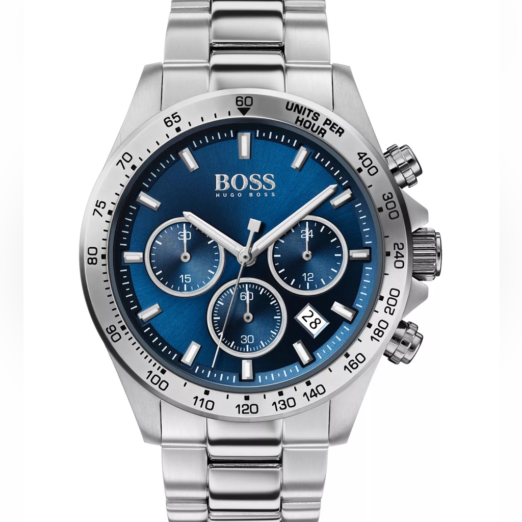 Men's Chronograph Hero Stainless Steel Bracelet Watch 43mm